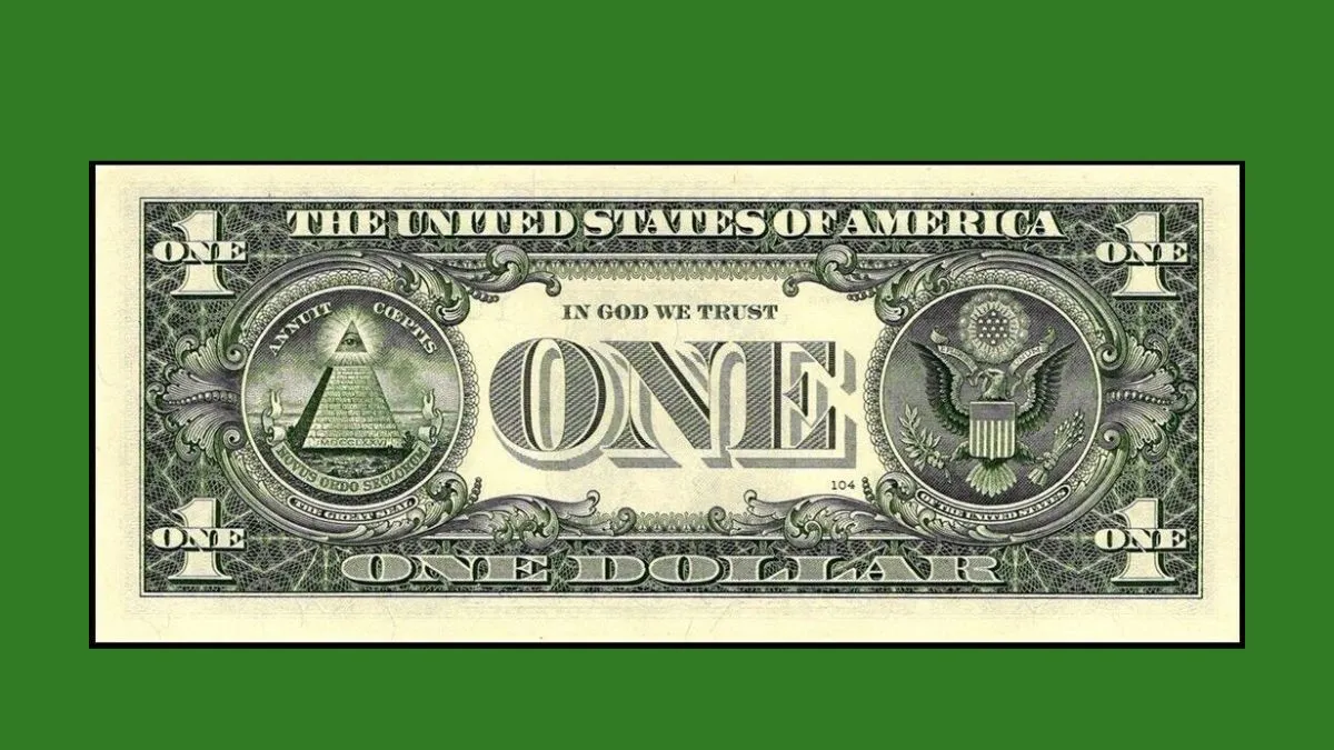 150 mil dólares para el dichoso propietario de este billete de 1 dólar 150 mil dólares para el dichoso propietario de este billete de 1 dólar