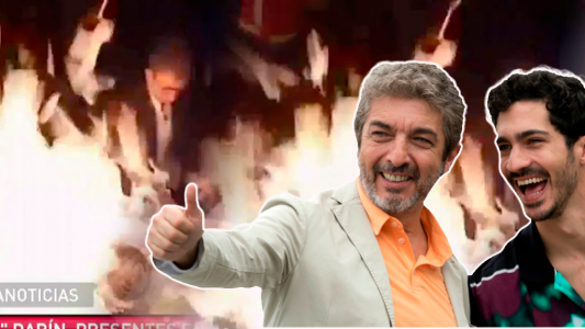 Ricardo y El Chino Darín, testigos de lo que pudo ser una tragedia en vivo