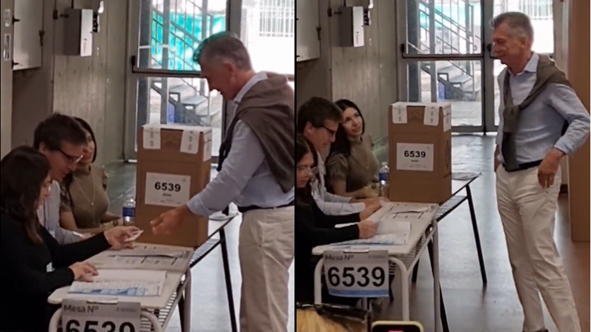 Así votó Mauricio Macri: Es necesario que nadie se resigne