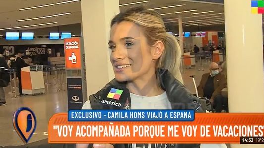 Camila Homs se mostró con su nuevo novio por primera vez