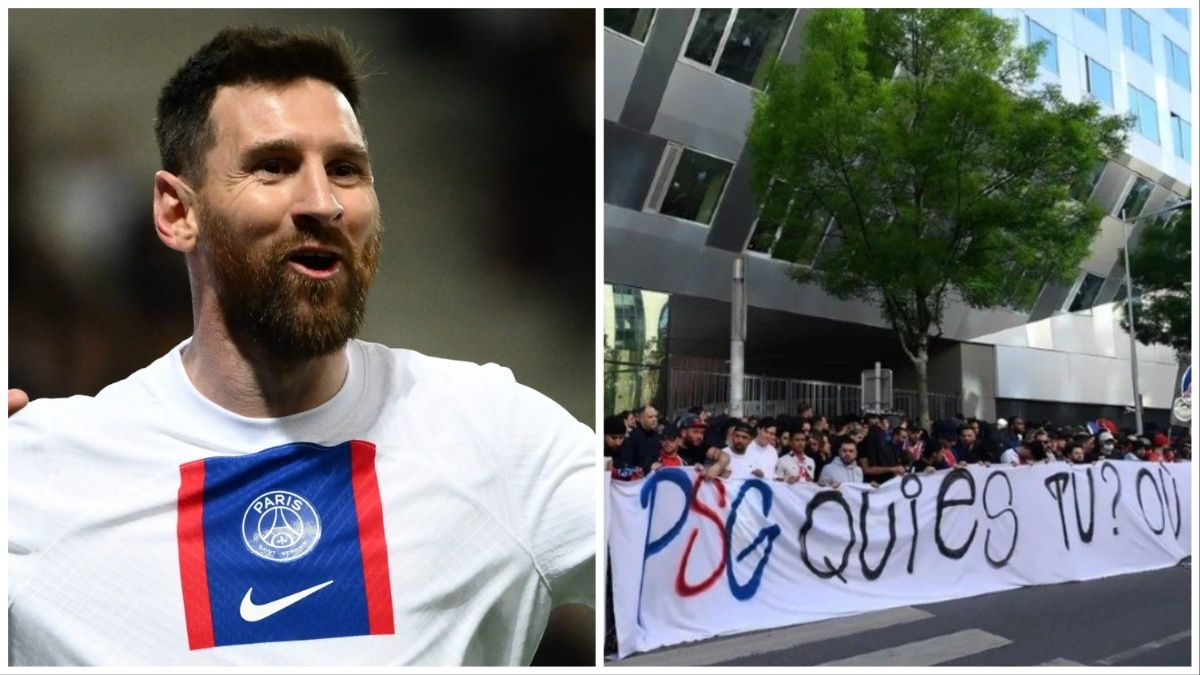 Hinchas del PSG se reunieron en las puertas del club para insultar al argentino.