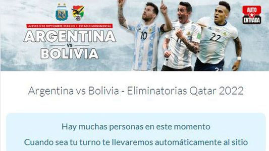 Cómo es la reventa de entradas para Argentina-Bolivia