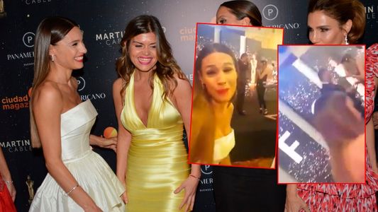 Escándalo en los Martín Fierro de Cable entre Pampita y Andrea Taboada: Agresiva y maleducada