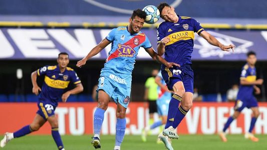 Copa Liga Profesional: Boca y Arsenal empataron 2 a 2