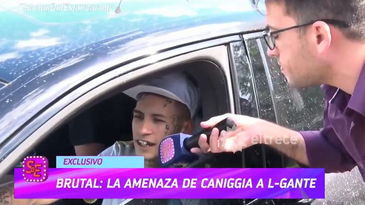 Tras el ataque virtual de Alex Caniggia, L-Gante mostr&oacute; los mensajes amenazantes que ya le hab&iacute;a enviado el hermano de Charlotte por privado.&nbsp;