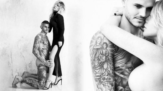 Mauro Icardi, desnudo a los pies de Wanda Nara