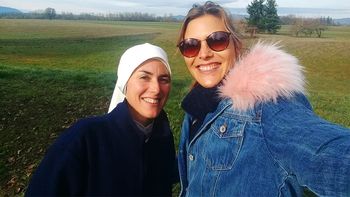 Pía Slapka viajó a Oregon para reencontrarse con su hermana monja: Fueron cinco días gloriosos