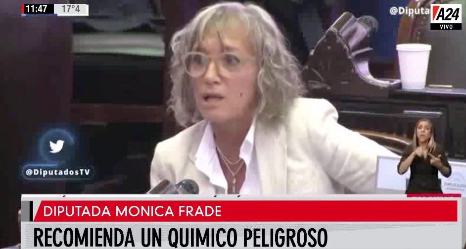 En plena sesión, una diputada de Juntos por el Cambio pidió habilitar el uso de dióxido de cloro para el coronavirus