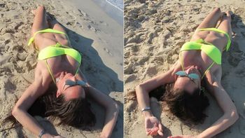 Mora Godoy diosa en las playas de Ibiza: sus fotos hot sobre la arena