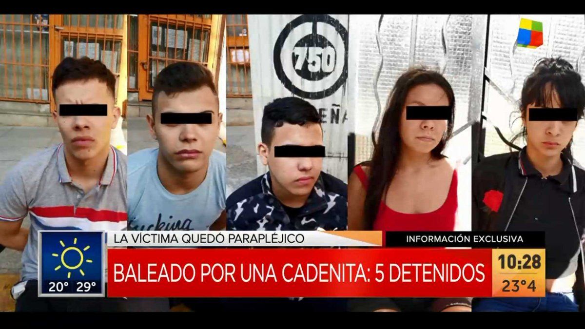 Un venezolano y cuatro argentinos, detenidos por el caso del hombre baleado en el shopping Soleil