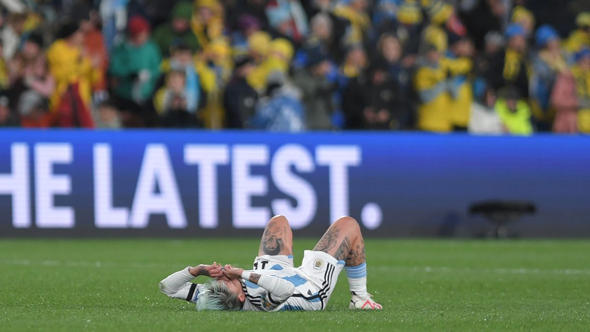 El desconsolado llanto de Yamila Rodríguez tras la eliminación de Argentina en el Mundial