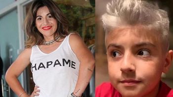 Gianinna Maradona se defendió de las críticas por el pelo plateado de Benjamín