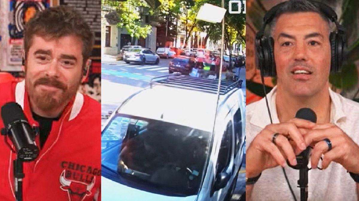 Escalofriante: otra vez un vehículo casi embiste el estudio de Olga y todo quedó grabado