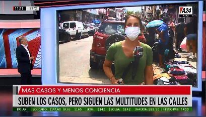 Manteros y comerciantes conviven con la alarma de un “toque de queda sanitario”