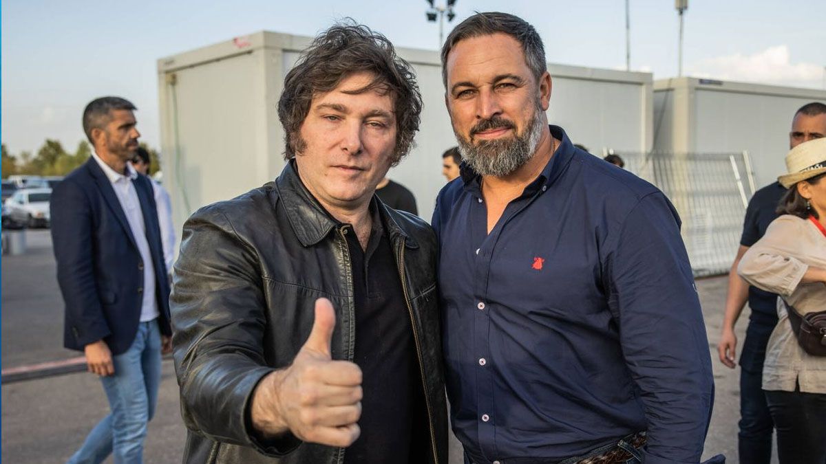 javier Milei está en Madrid