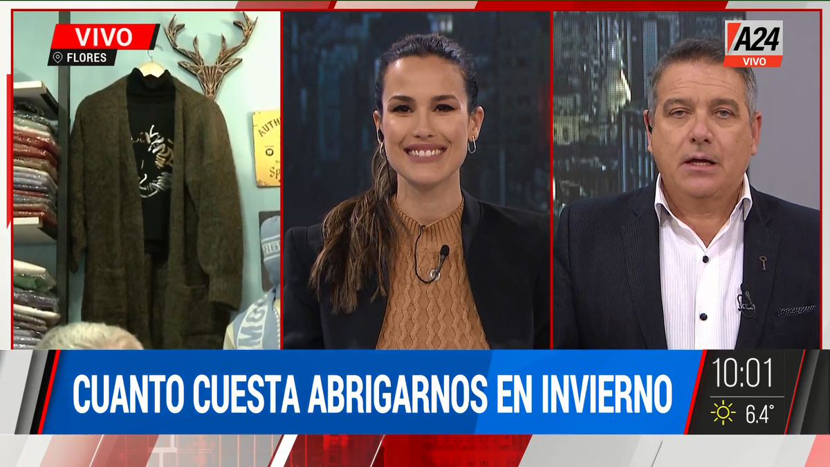 ¿Cuánto cuesta abrigarse este invierno y no morir en el intento? (Captura de Tv)