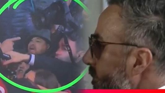 Escándalo en el juicio por la muerte de Diego Maradona: Leopoldo Luque a los manotazos en Tribunales