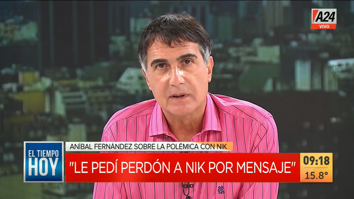 Antonio Laje criticó a Aníbal Fernández por la amenaza que le dedicó al humorista gráfico Nik.