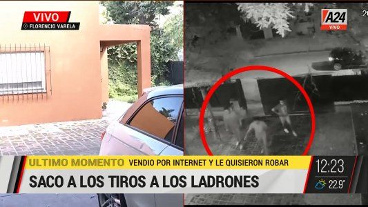 Florencio Varela: se defendió a los tiros de un robo