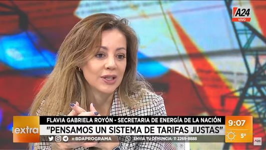 Flavia Royón, en A24, por quita de subsidios: El aumento sobre las expensas es del 5% y no disparará su valor