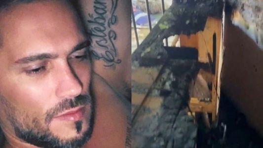 Tragedia para el ex Gran Hermano Bam Bam Morais: un incendio arrasó su casa y hubo un milagro