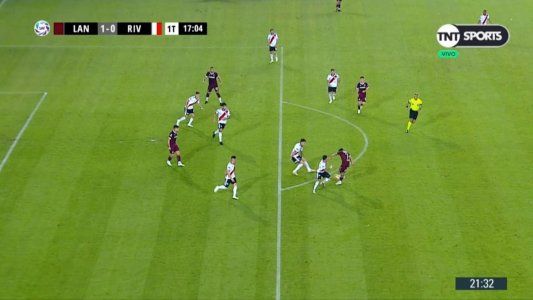 Maciel marcó su primer gol en Primera ¿en posición adelantada?