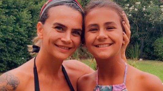 ¡Está re grande! El mensaje y las fotos de Amalia Granata para su hija Uma que cumplió 12