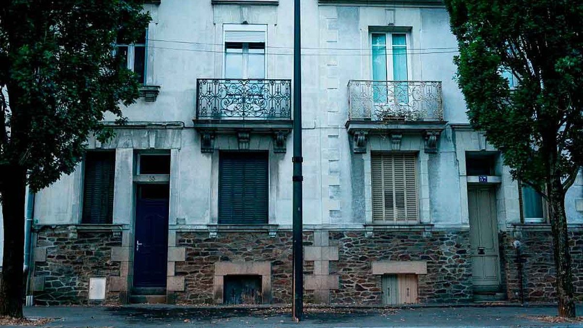 La bella casa de los Dupont de Ligonnès en Nantes, Francia. 
