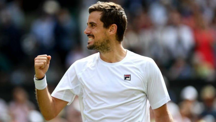 Wimbledon: Guido Pella dio el batacazo ante el sudafricano Anderson y está en octavos