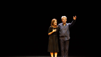Ricardo Darín y Andrea Pietra regresaron al teatro con Escenas de la vida conyugal y Mirtha Legrand fue a verlos