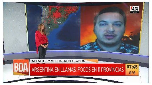Alarma por los incendios forestales: 11 provincias continúan con llamas