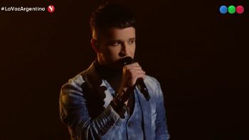 Nicolás Olmedo es el primer finalista de La Voz Argentina