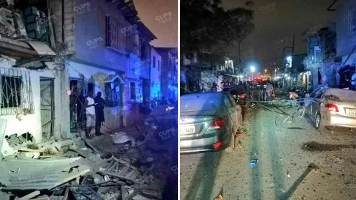 Narco atentado en Ecuador: una explosión en Guayaquil dejó un saldo de 5 muertos y 26 heridos. (Foto: Twitter)