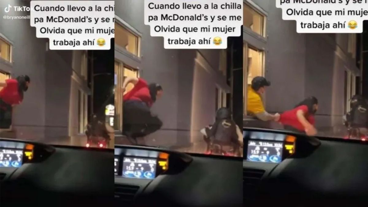 Estaba trabajando cuando llegó su novio con su amante arriba de una moto y enloqueció