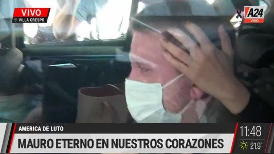 El último adiós a Mauro Viale: el llanto desconsolado de Jonatan