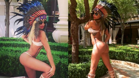 Claudia Ciardone, india sexy en Las Vegas