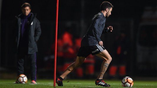 En River apuran a un Scocco que busca una recuperación contrarreloj para llegar a la final contra Boca