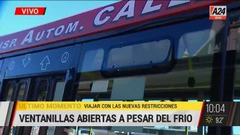 Cómo se viaja con las ventanillas abiertas en bajas temperaturas