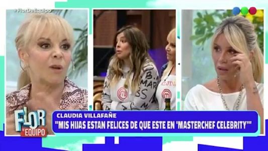 La emoción de Florencia Peña al escuchar a Claudia Villafañe hablar de Dalma y Gianinna