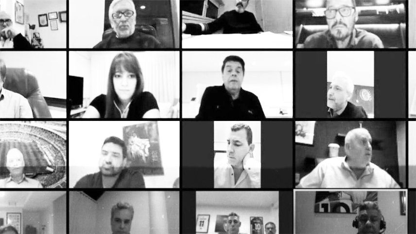 La reunión virtual de los dirigentes del fútbol argentino tuvo de todo: tensión, críticas hacia algunos dichos y expuso las internas