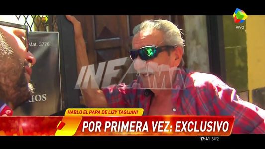 El papá de Lizy Tagliani estaba hablando de la infancia de su hija, pero una voz misteriosa lo hizo callar