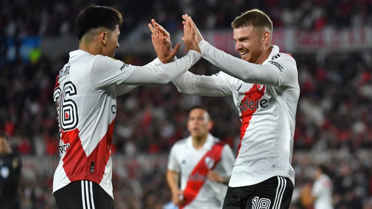 River le ganó bien a Racing. (Foto: NA)