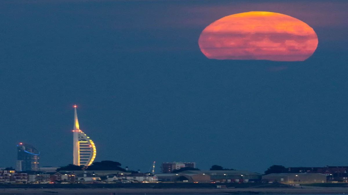 Impresionante las mejores imágenes de la Luna de cosecha