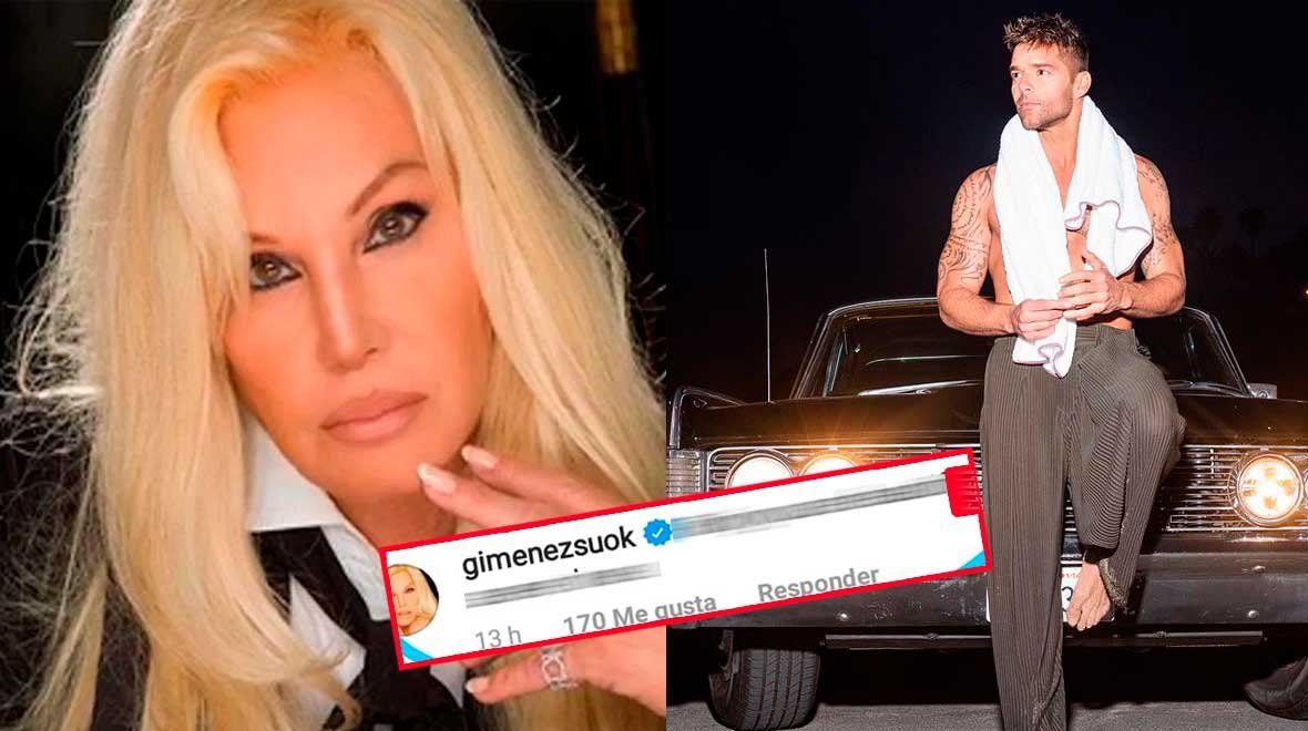 ¿Se equivocó? Susana no pudo contenerse ante una foto de Ricky y le mandó un mensaje