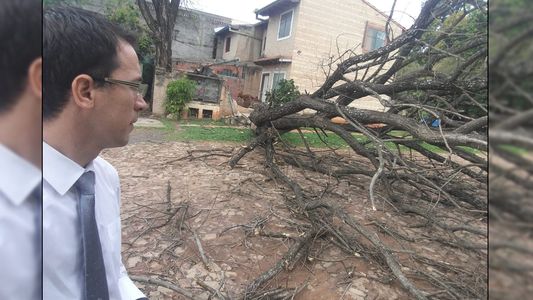 ¡El periodista Diego Martínez fue una de las víctimas de la tormenta de ayer!