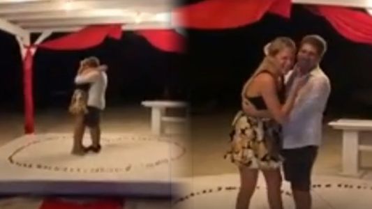 El video de la romántica propuesta de casamiento de Lucas Rodríguez a Barbie Vélez en Punta Cana