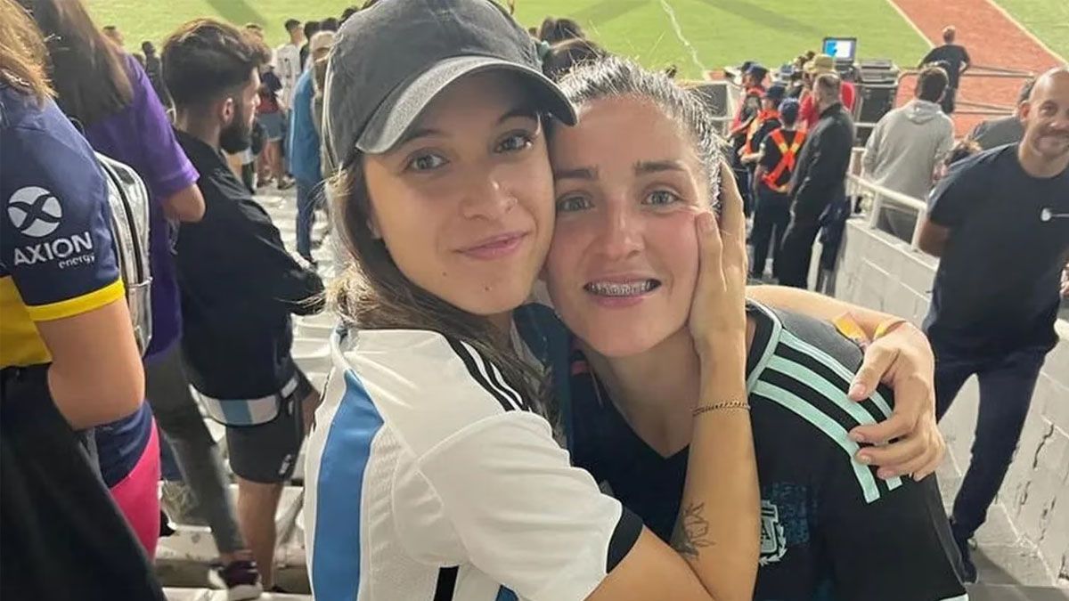 Romina Núñez y su novia