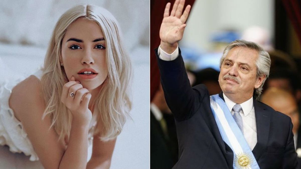 -Lali Espósito- Alberto Fernández-