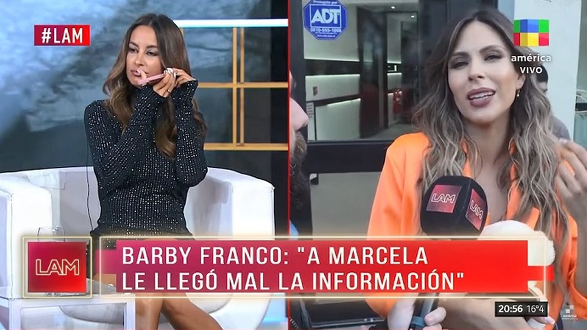 Consultada por LAM sobre el plantón al programa de Marcela Tinayre, Barby Franco respondió filosa asegurando que cuando la vuelvan a invitar 'Irá con la mejor de las ondas'.
