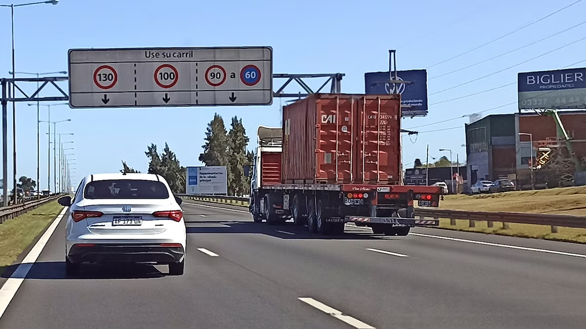 Panamericana: cambio en la velocidad máxima y radares con multas